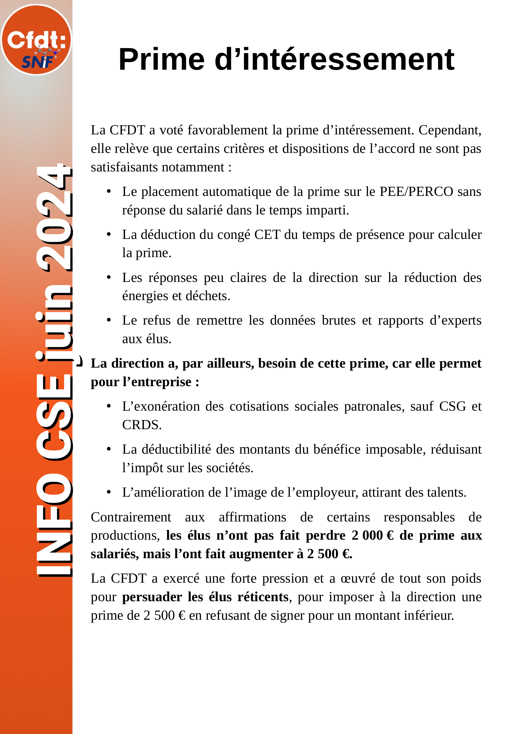 publication Facebook prime dinteressement 2024