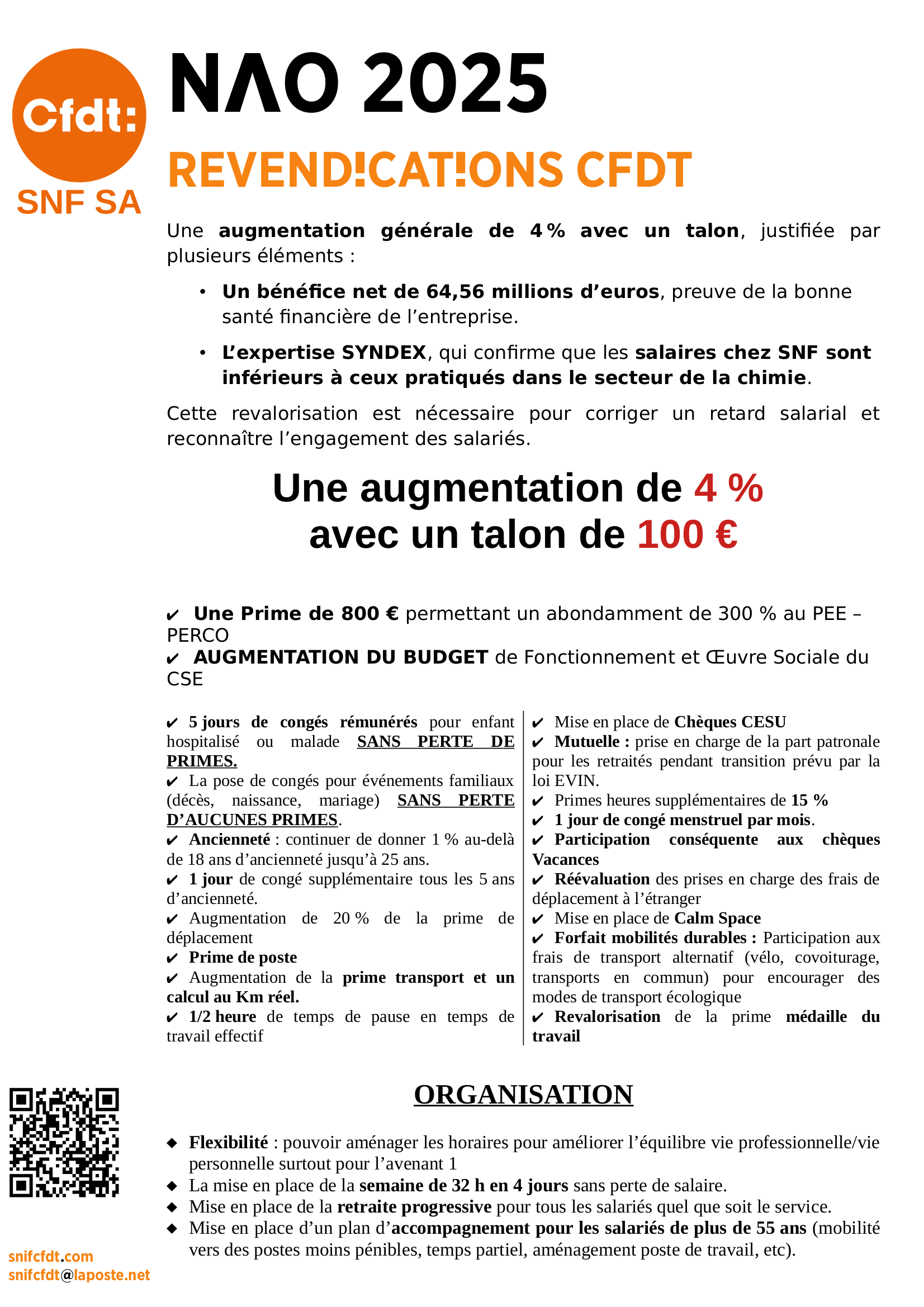 Revendications CFDT NAO 2025 VFreseaux sociaux